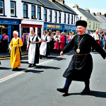 **

"A vibrant community festival on the Isle of Man, featuring traditional Manx music and dance, people of all ages fully clothed in modest attire, enjoying the celebration, safe for work, appropriate content, perfect anatomy, natural proportions, professional photography, high quality, family-friendly."

**